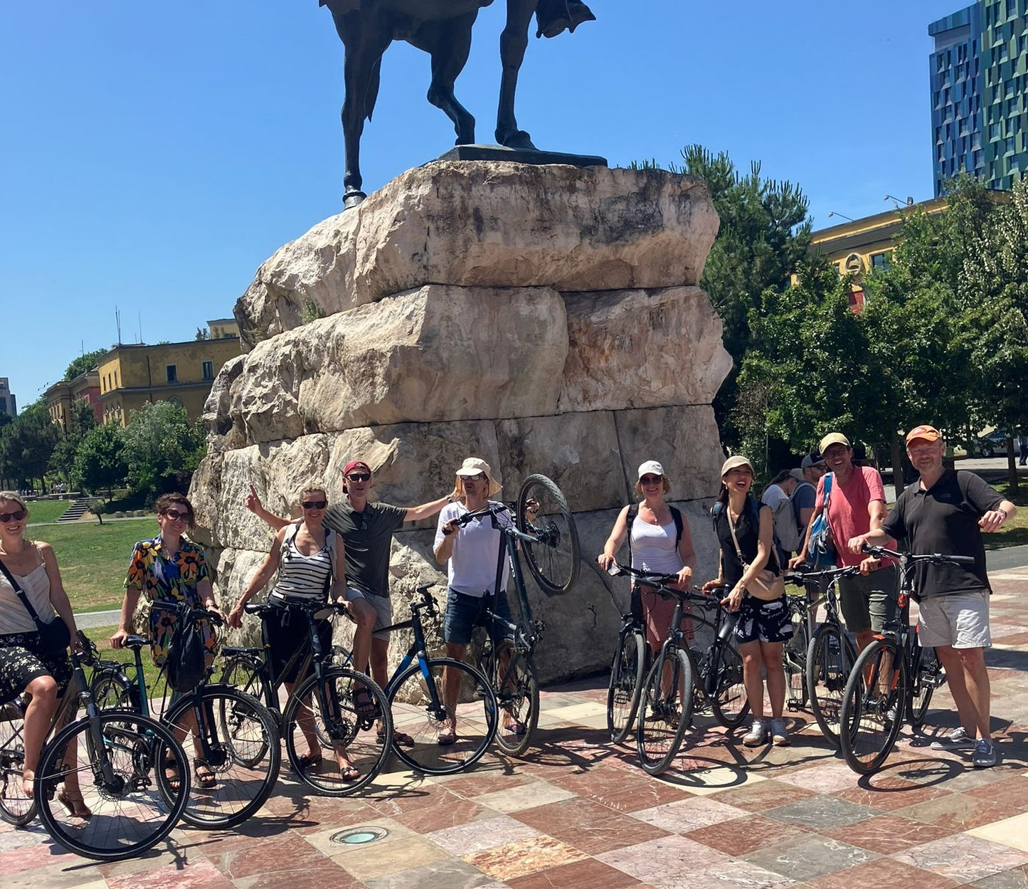 bike tour tirana day fun adventure trip albania destination