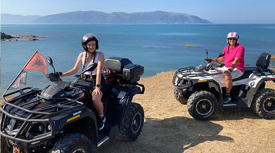 quad bike day tour vlora zvernec clients tourism