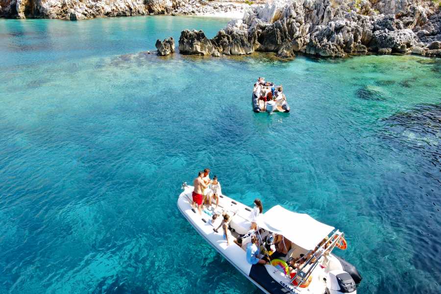 speed boat tour vlore day trip travel adventure summer beach fun tourism sea waves