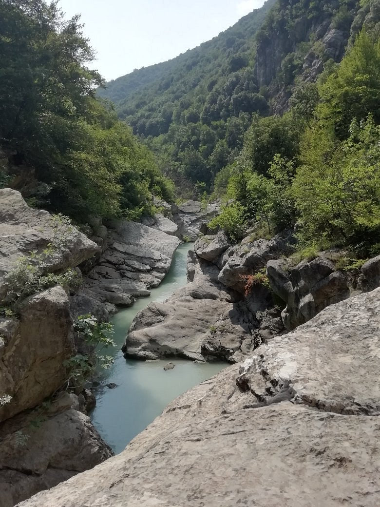 cave hiking albania mountain hiking adventure travel agency day tour forest river waterfall