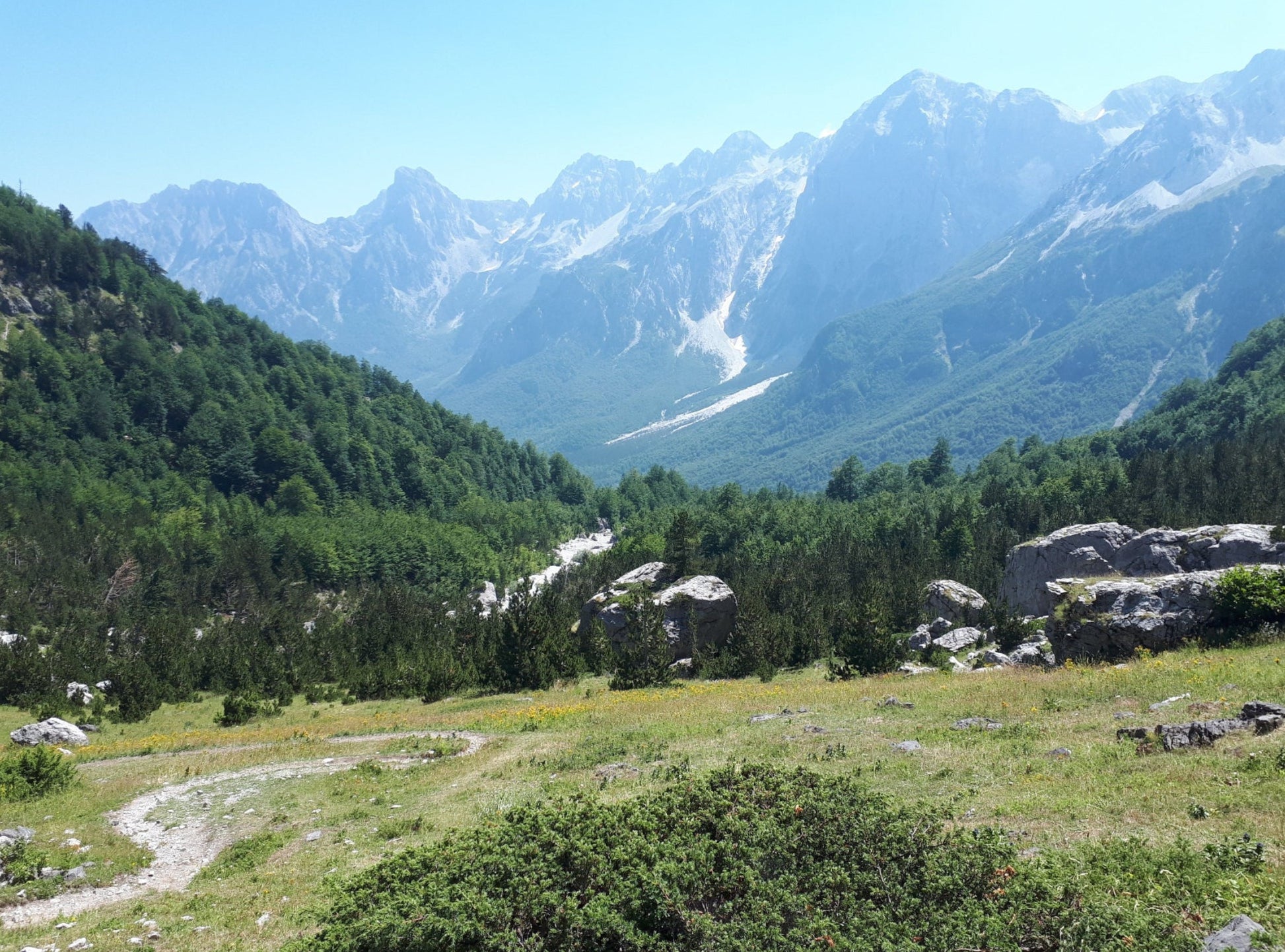 hiking albania mountain hiking adventure travel agency day tour theth valbone village