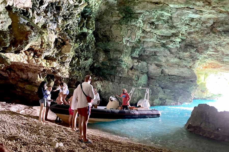 speed boat tour vlore day trip travel adventure summer beach fun tourism sea cave