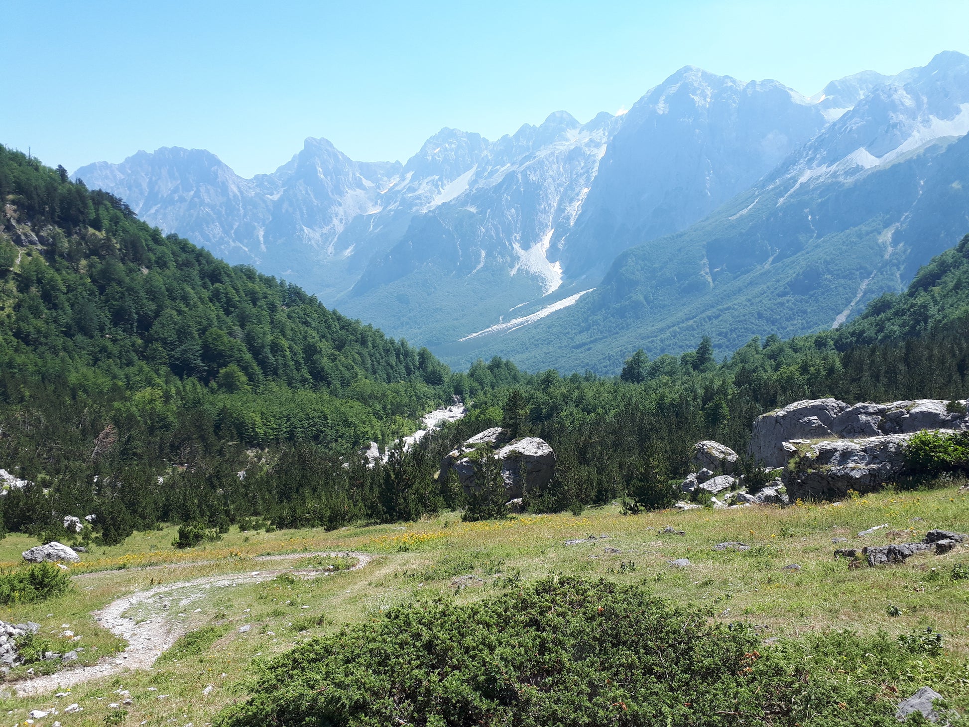 hiking albania mountain hiking adventure travel agency day tour theth valbone village