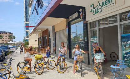 family bike tour in Vlore summer vacation